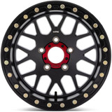 KMC UTV KS235 Grenade Beadlock 14x10 4x156 +0mm Satin Black Wheel Rim 14" Inch KS23541044700