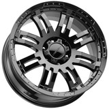Vision 375 Warrior 16x8 6x4.5" +12mm Gloss Black Wheel Rim 16" Inch 375-6886GB12