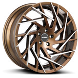 Strada S64 Nido 22x9 5x4.5" +35mm Bronze Wheel Rim 22" Inch S64251435BZMT