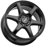 Raceline 146B Matrix 14x5.5 5x100/5x4.5" +35mm Gloss Black Wheel Rim 14" Inch 146B-45589+35