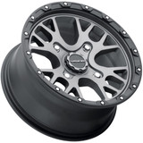 Vision UTV 545 Rocker 14x7 4x136 +13mm Gunmetal Wheel Rim 14" Inch 545-147136SGBL44