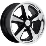 US Mags U109 Bandit 17x8 5x4.75" +1mm Black/Machined Wheel Rim 17" Inch U10917806145