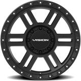 Vision 354 Manx 2 20x9 8x6.5" +12mm Satin Black Wheel Rim 20" Inch 354-2981SB12