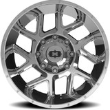 Vision 360 Sliver 20x9 8x170 +12mm Chrome Wheel Rim 20" Inch 360-2970C12