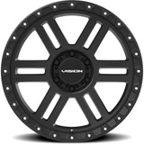 Vision 354 Manx 2 17x9 6x5.5" -12mm Satin Black Wheel Rim 17" Inch 354-7983SB-12