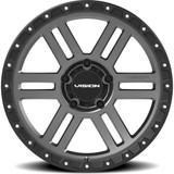 Vision 354 Manx 2 17x9 5x5.5" -12mm Gunmetal Wheel Rim 17" Inch 354-7985SGBL-12