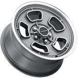 Vision 148 Shift 15x5.5 5x4.75" +7mm Gunmetal Wheel Rim 15" Inch 148-5561SGMF7