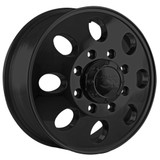 (Set of 4) 17" Ion 167 Dually 8x165.1 (8x6.5") Matte Black Wheels Rims 167-7681FMB-167-7681RMB