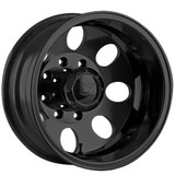 (Set of 4) 17" Ion 167 Dually 8x165.1 (8x6.5") Matte Black Wheels Rims 167-7681FMB-167-7681RMB