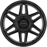 KMC KM716 Nomad 17x8 5x120 +38mm Satin Black Wheel Rim 17" Inch KM71678052738