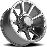 Vision 353 Turbine 20x9 8x6.5" +12mm Gunmetal Wheel Rim 20" Inch 353-2981GMMF12