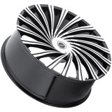 Strada S49 Tornado 24x10 6x135/6x5.5" +30mm Black/Machined Wheel Rim 24" Inch S49460730GBM