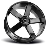 Strada S35 Perfetto 22x9.5 5x120 +30mm Gloss Black Wheel Rim 22" Inch S35252030DGB