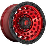 Fuel D632 Zephyr 17x9 5x5" +1mm Candy Red Wheel Rim 17" Inch D63217907550