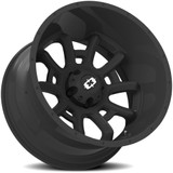 Vision 415 Bomb 20x9 5x5.5" +12mm Satin Black Wheel Rim 20" Inch 415-2985SB12