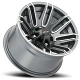 Vision UTV 112 Assault 12x8 4x110 -10.2mm Gunmetal Wheel Rim 12" Inch 112-128110GMMF4