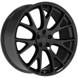 Performance Replicas PR161 Hellcat 22x9.5 5x5 +35 Gloss Black Wheel Rim 22 Inch 161GB-22957335
