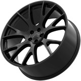 Performance Replicas PR161 Hellcat 22x11 5x115 +18 Gloss Black Wheel Rim 22 Inch 161GB-22119018