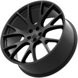 Performance Replicas PR161 Hellcat 22x9.5 5x5 +35 Matte Black Wheel Rim 22 Inch 161MB-22957335