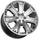 Performance Replicas PR113 20x9 6x5.5 +24mm Hyper Dark/Chrome Wheel Rim 20 Inch 113HC-295824