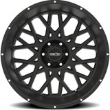 Vision 412 Rocker 24x12 6x5.5" -51mm Satin Black Wheel Rim 24" Inch 412-24283SB-51