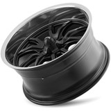 Ridler 650 18x8 5x4.75" +0mm Matte Black Wheel Rim 18" Inch 650-8861MB