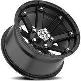 Vision UTV 393 Lockout 12x8 5x4.5" -10.2mm Matte Black Wheel Rim 12" Inch 393-128545MB4