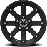 Vision UTV 393 Lockout 12x7 5x4.5" +2.5mm Matte Black Wheel Rim 12" Inch 393-127545MB4