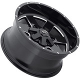 Vision 411 Arc 20x9 6x5.5" -12mm Black/Milled Wheel Rim 20" Inch 411-2983MS-12