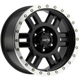 Vision 398 Manx 18x9 6x5.5" +0mm Gloss Black Wheel Rim 18" Inch 398-8983GBML0