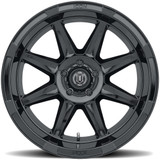 Icon Alloys Bandit 20x10 6x5.5" -24mm Gloss Black Wheel Rim 20" Inch 6020108345GB
