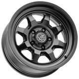 Icon Alloys Nuevo 17x8.5 6x135 +6mm Satin Black Wheel Rim 17" Inch 8117856350SB