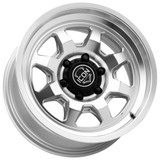 Icon Alloys Nuevo 17x8.5 5x4.5" +0mm Silver Wheel Rim 17" Inch 8117856547SM