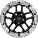 Defiant DF01 17x8 5x5" +12mm Black/Milled Wheel Rim 17" Inch DF01-17080-5127-12MB