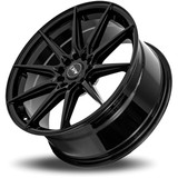 DRW D19 17x7.5 4x108/4x4.5" +38mm Gloss Black Wheel Rim 17" Inch D19-17758H1083873BLK