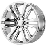 Eclipse Replicas 328 Denali 24x10 6x5.5" +31mm Chrome Wheel Rim 24" Inch REP328-24185C-5451