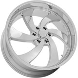 US Mags U132 Desperado 6 (Left) 22x9 6x5.5" +25mm Chrome Wheel Rim 22" Inch U132229077+25L