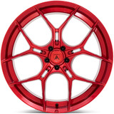 (Set of 4) Staggered-Asanti ABL-37 Monarch 20" 5x115 15mm Candy Red Wheels Rims ABL37-20901515RD-ABL37-20051520RD