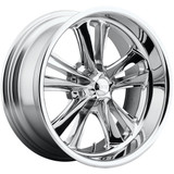 Foose F097 Knuckle 17x8 5x4.5" +1mm Chrome Wheel Rim 17" Inch F09717806545