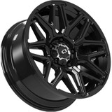 Vision 305 Rekluse 20x9 5x5.5" +12mm Gloss Black Wheel Rim 20" Inch 305-2985GB12