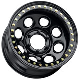 Allied RT81 Rock 8 Beadlock 15x10 5x4.5" -44mm Gloss Black Wheel Rim 15" Inch RT8150012