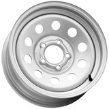 Allied 27 Trailer Mod 12x4 4x4" +0mm Silver Wheel Rim 12" Inch 2724040-S