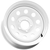 Allied 27 Trailer Mod 15x6 6x5.5" +0mm White Wheel Rim 15" Inch 2756060HD-W