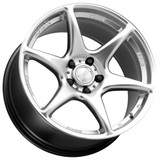 Kansei K11S Tandem 19x10.5 5x4.5" +35mm Silver Wheel Rim 19" Inch K11S-191512+35