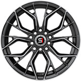 Spec-1 SP-76 15x6.5 5x100/5x4.5" +20mm Black/Machined Wheel Rim 15" Inch SP-7615652320BM
