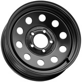 Allied 27 Trailer Mod 14x5.5 5x4.5" +0mm Satin Black Wheel Rim 14" Inch 2745512-B