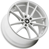 Konig Oversteer 17x8 5x4.5" +45mm White Wheel Rim 17" Inch OS7851445W