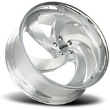 Strada C05 Retro 5 22x9 5x5" +15mm Brushed SSL Wheel Rim 22" Inch C05252715BFSMLSS
