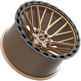Vortek VRT-608 22x12 5x5"/5x5.5" -44mm Bronze Wheel Rim 22" Inch 608221243-44MZBR