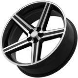 Strada Replicas R148 IROC 22x9.5 5x120 +24mm Black/Machined Wheel Rim 22" Inch R148-252013GBM